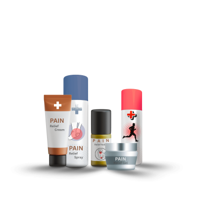 Pain Relief products showcasing in platform