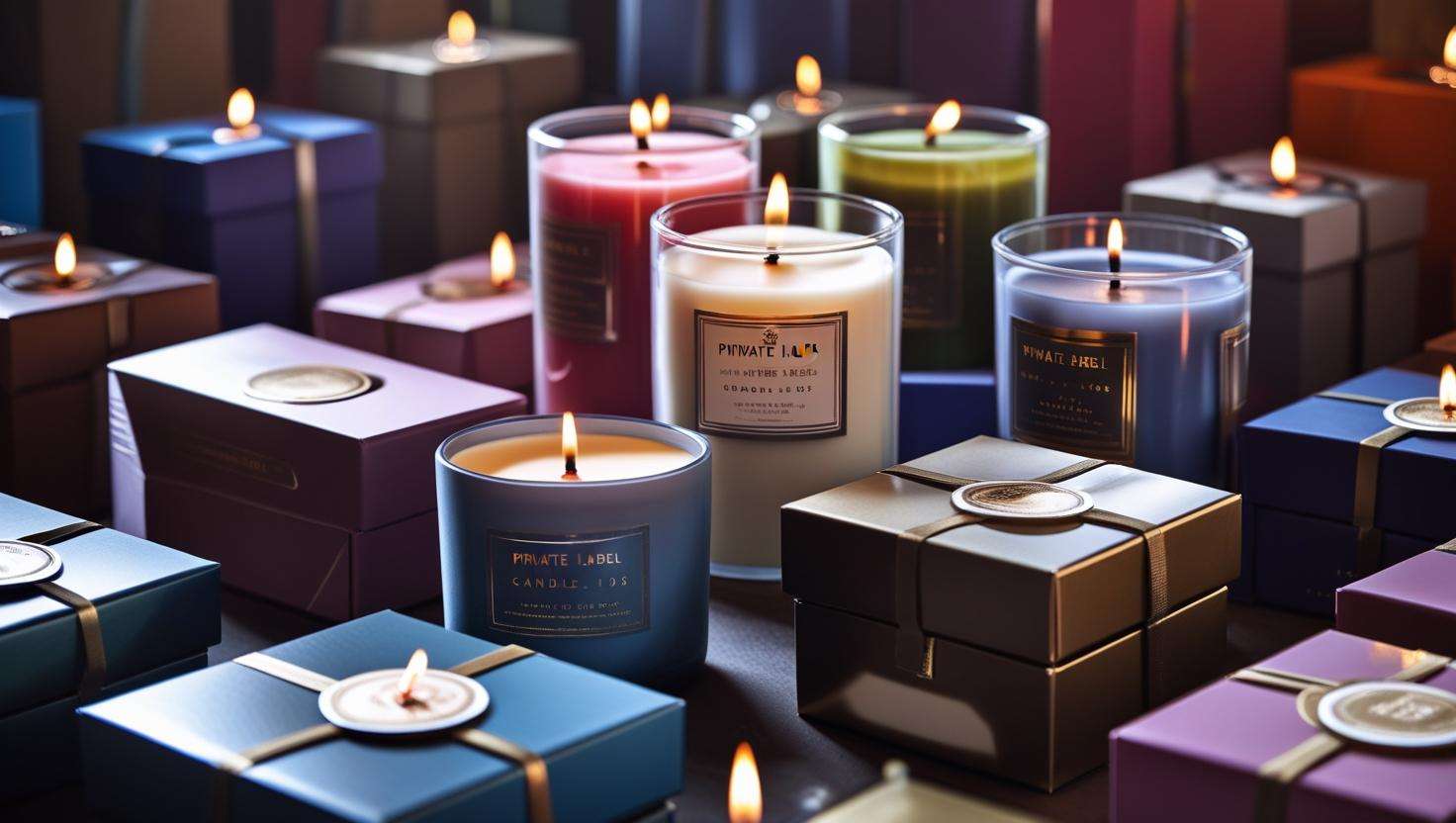 Sustainable private label candle packaging