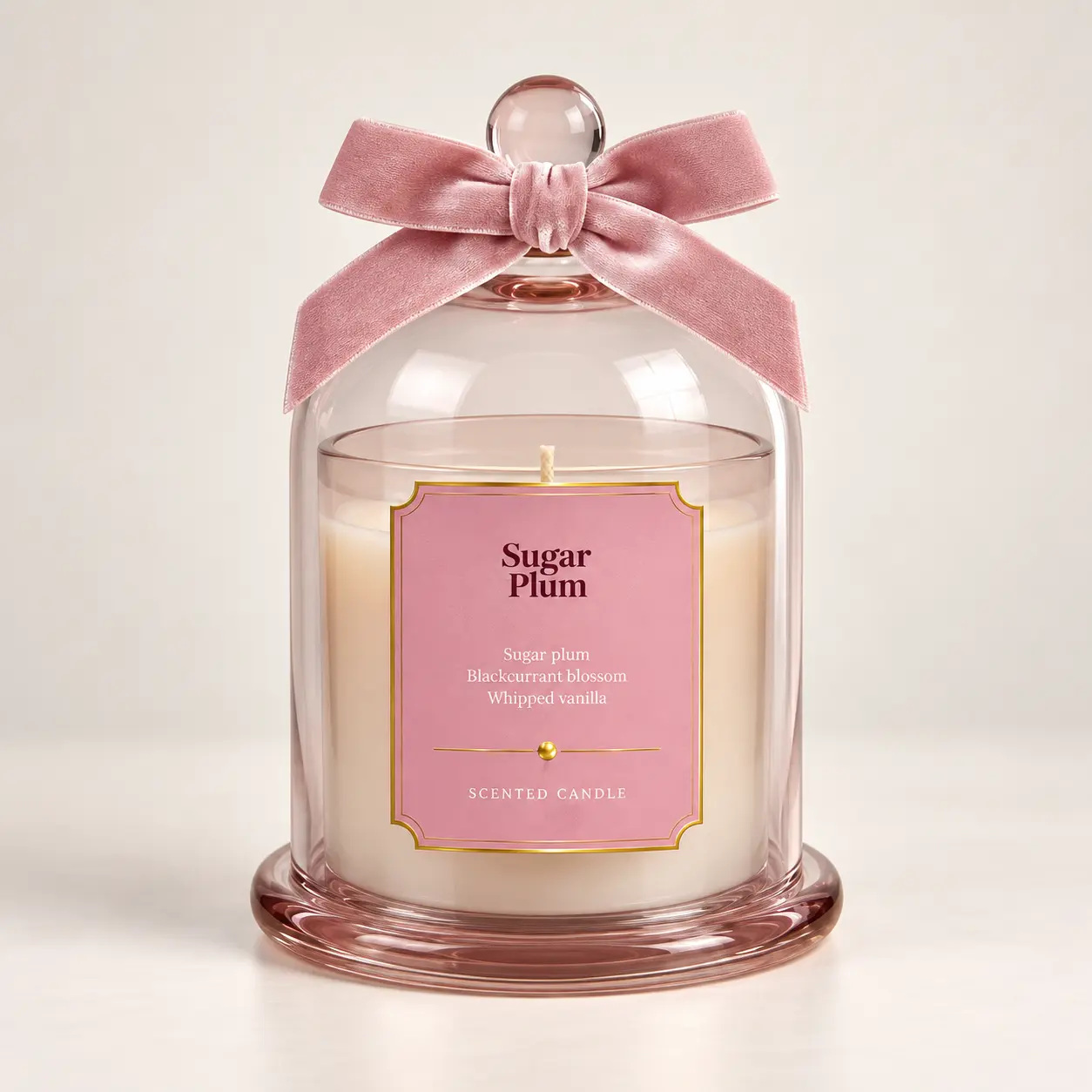 Scented cloche candle by Primacy scented candle manufacturers